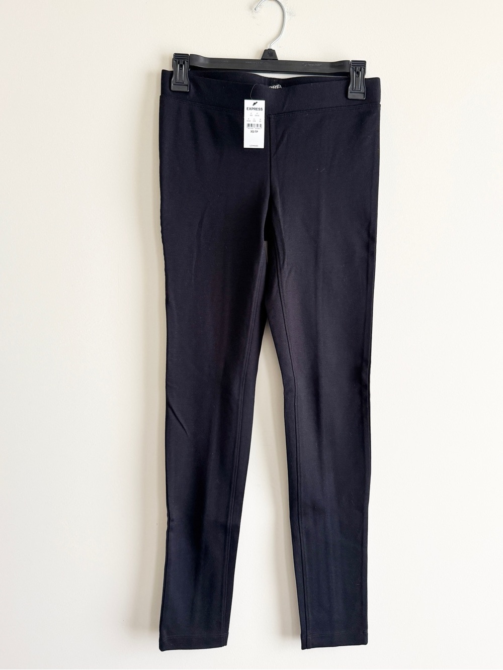 Express Ponte Stretch Legging Trousers Black Size XS NWT